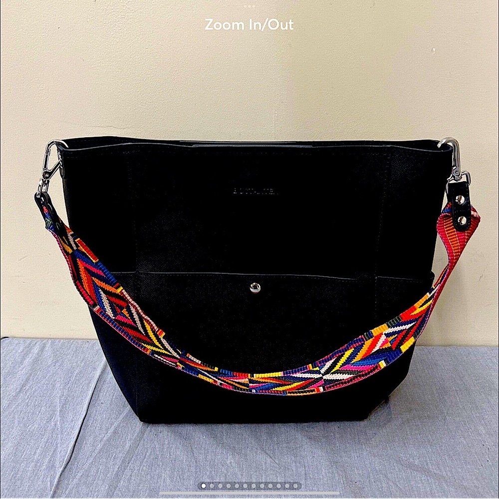BOSTANTEN VEGAN  Leather Designer Handbag Tote Purses Shoulder Bucket.